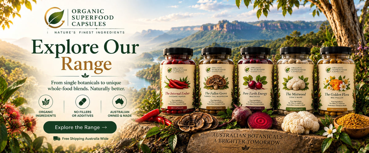 A range of Organic capsules