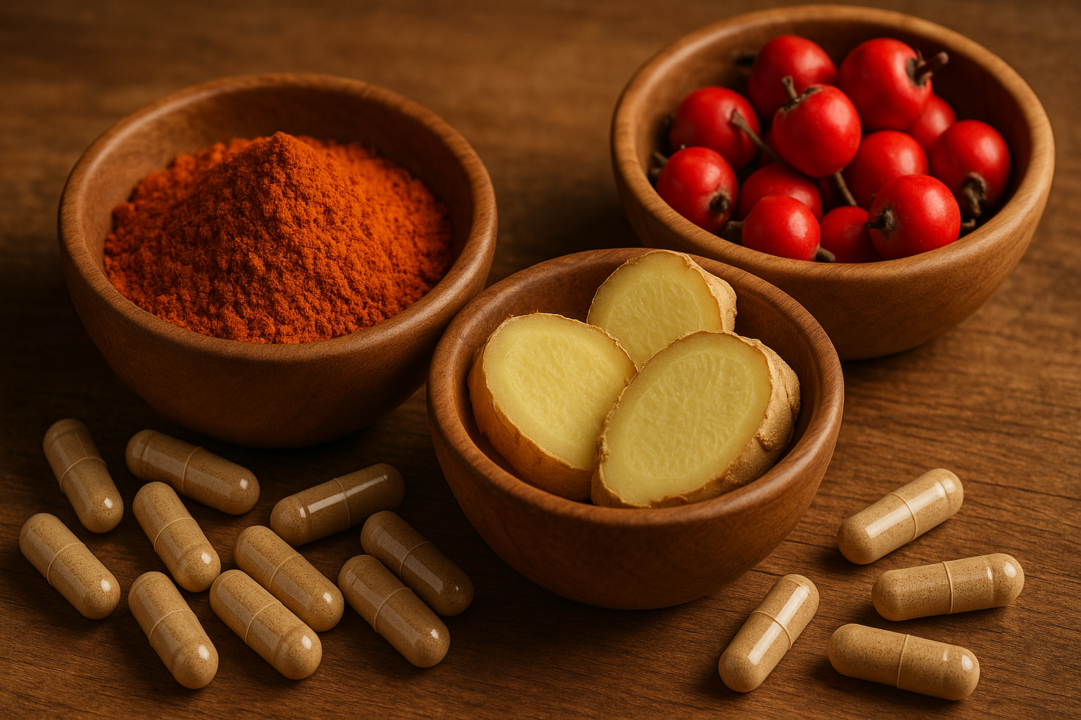 Cayenne, Ginger & Hawthorn Berry - Ingredients