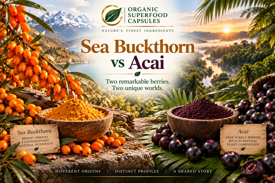 Sea Bukthorn Vs Acai