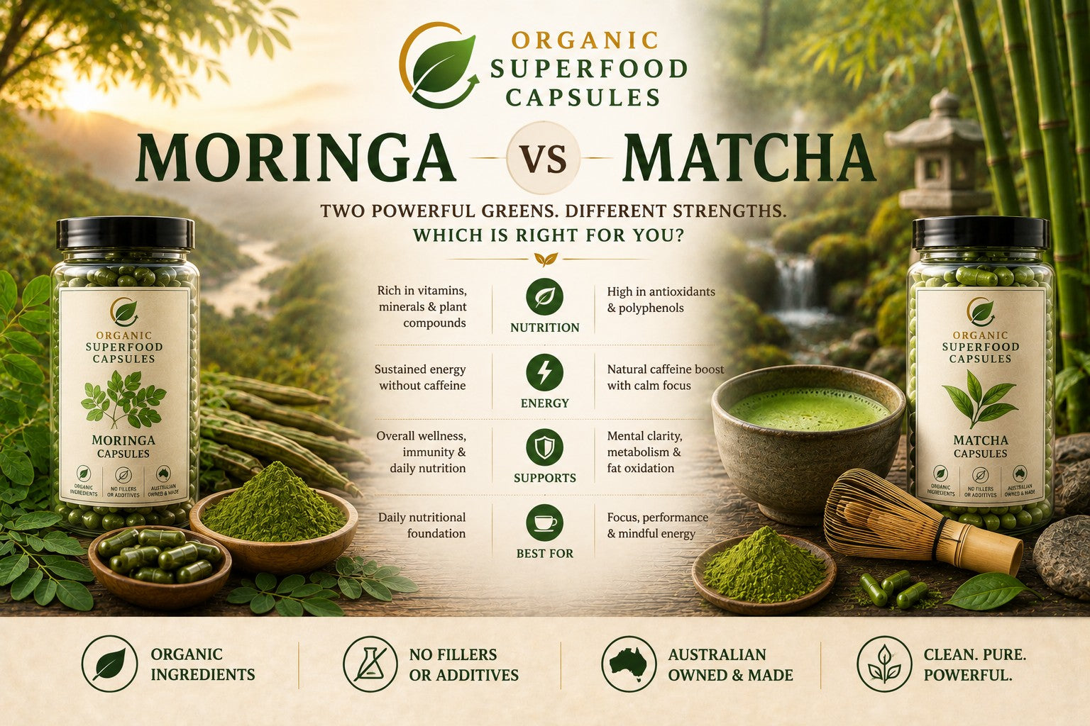 Moringa vs Matcha: Which Green Superfood Is Right for You?