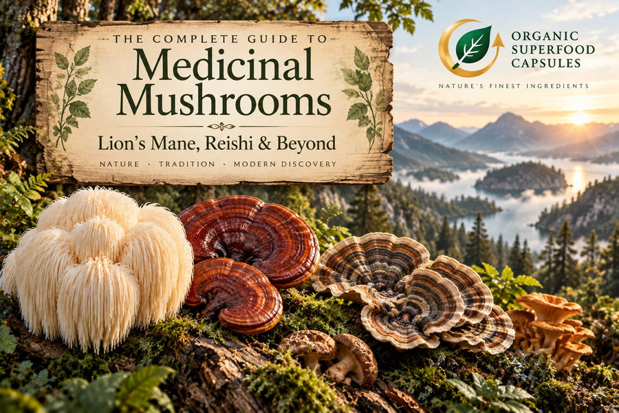 The Complete Guide to Medicinal Mushrooms: Lion's Mane, Reishi & Beyond