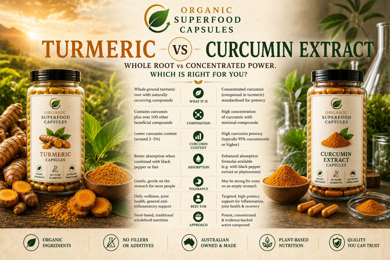 Turmeric vs Curcumin Extract: What's the Difference and Which Should You Take?