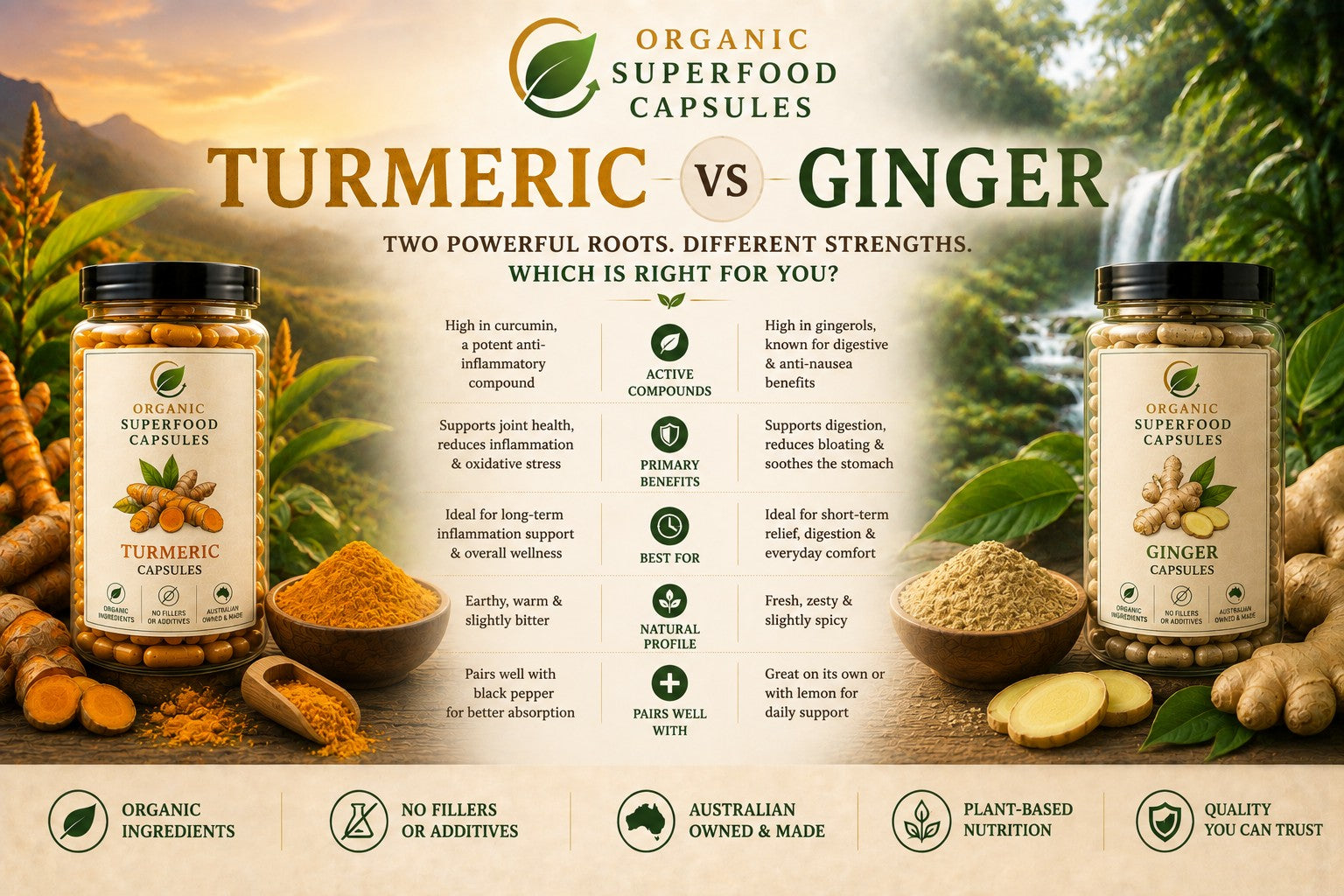 Turmeric vs Ginger: Which Anti-Inflammatory Root Is Right for You?