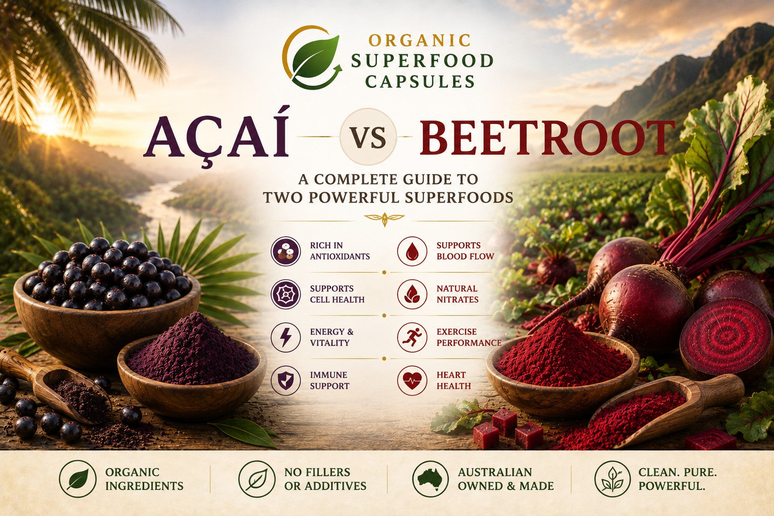 Acai vs Beetroot: Which Superfood Is Right for You?