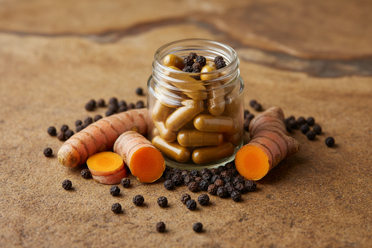 Turmeric and Black Pepper Explained: Why This Combination Works
