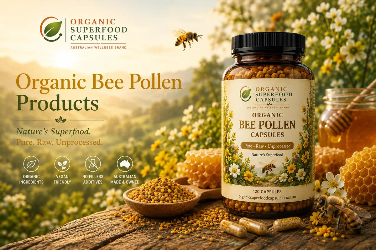 Organic Bee Pollen Capsules