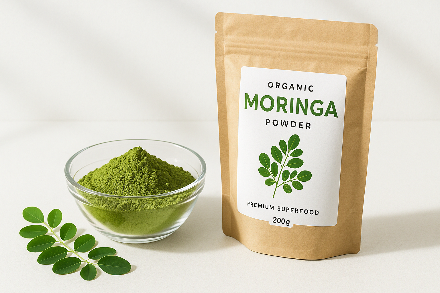 200g Organic Moringa Powder - Lifestyle