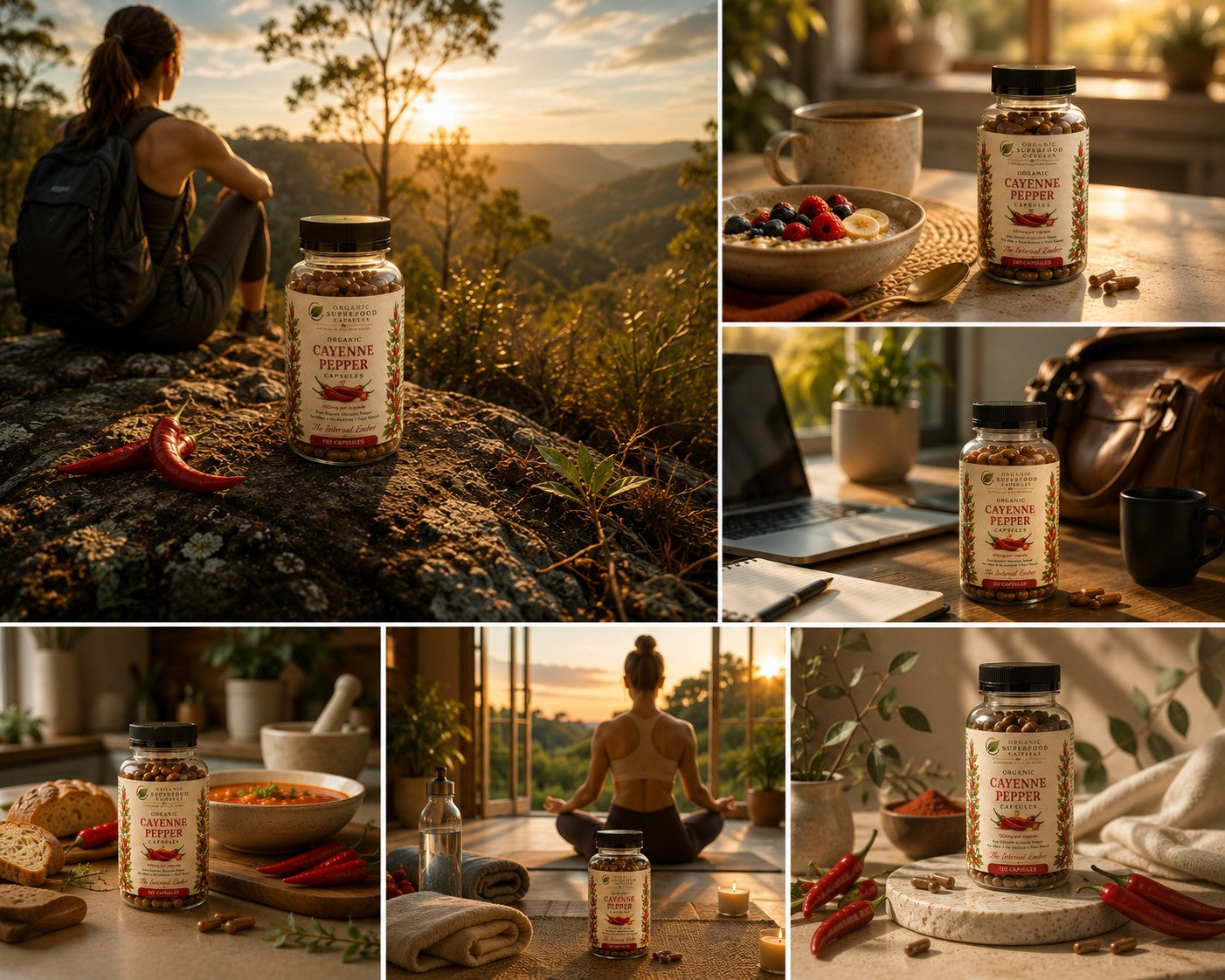 Organic Cayenne Pepper Capsules | The Internal Ember