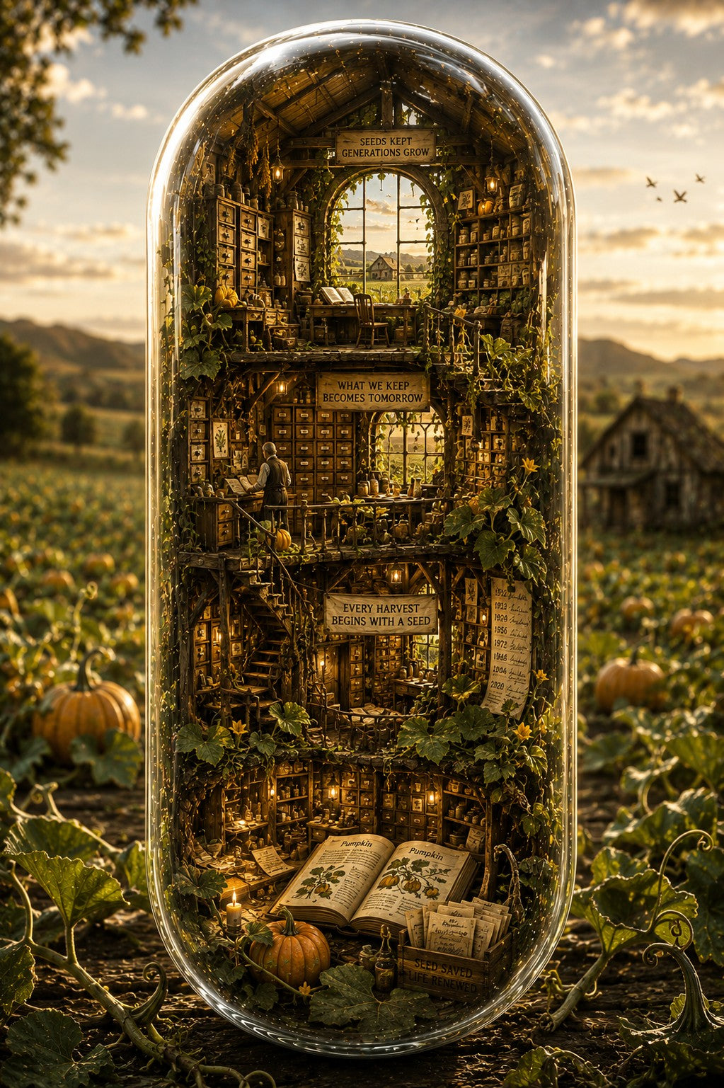 Organic Pumpkin Seed Capsules | The Old Seedhouse