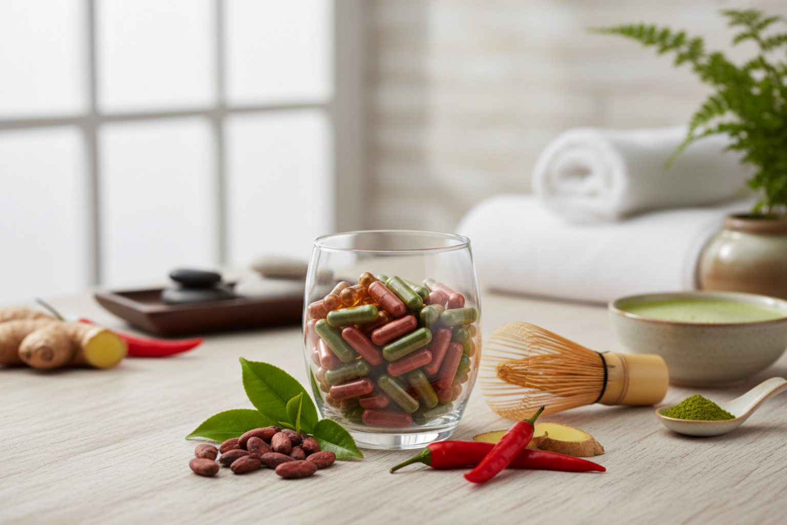 Cacao Matcha Cayenne Energy Scene