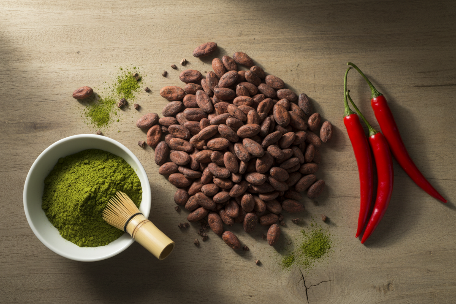 Cacao Matcha Cayenne Ingredients
