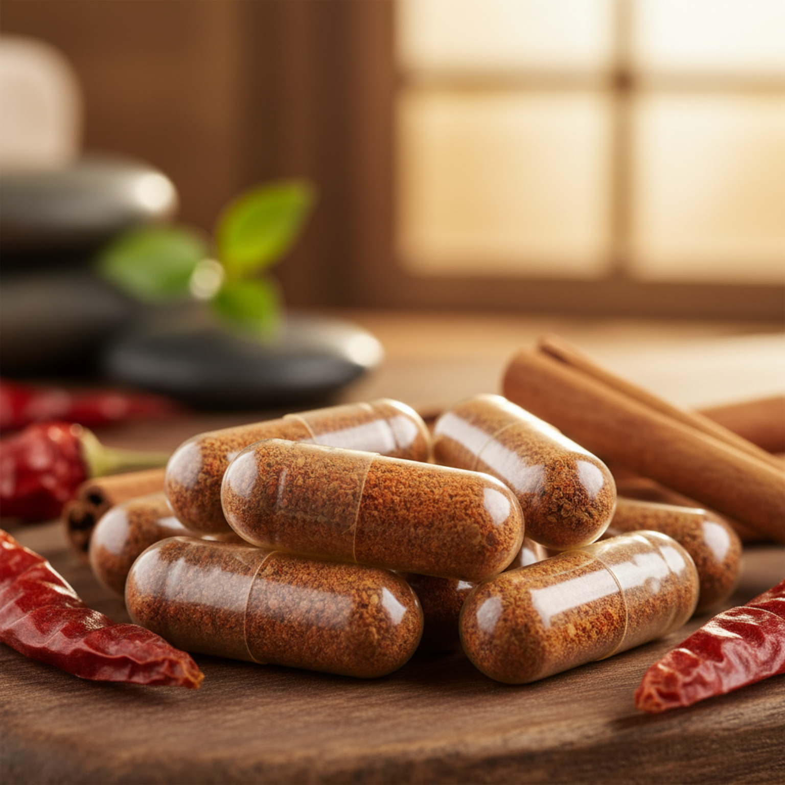 Capsule detail close-up