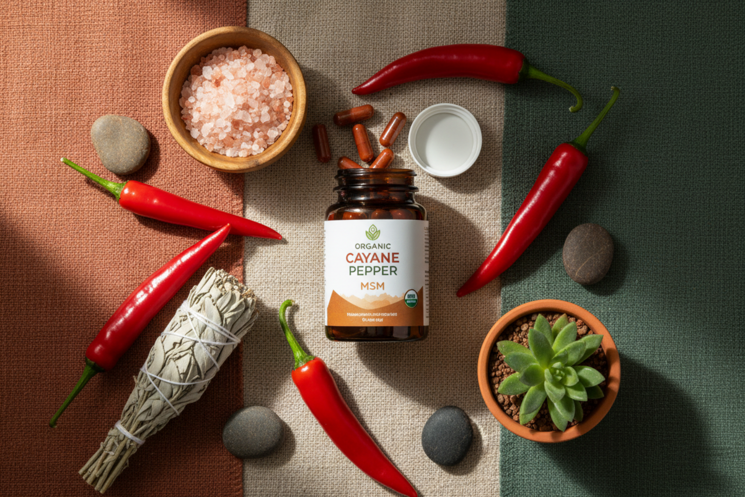 Cayenne MSM Capsules Lifestyle