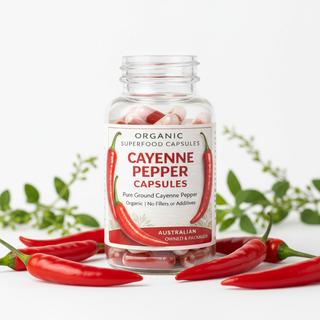 Cayenne Pepper Capsules Product Shot