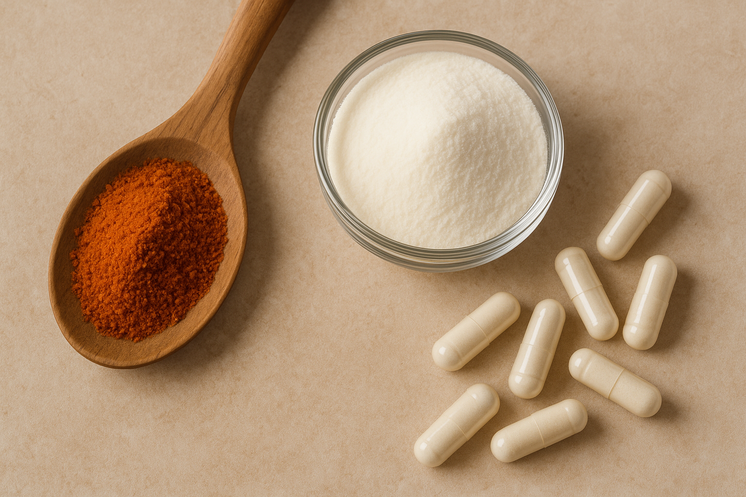 Cayenne Pepper, Fish Collagen & Hyaluronic Acid - Ingredients
