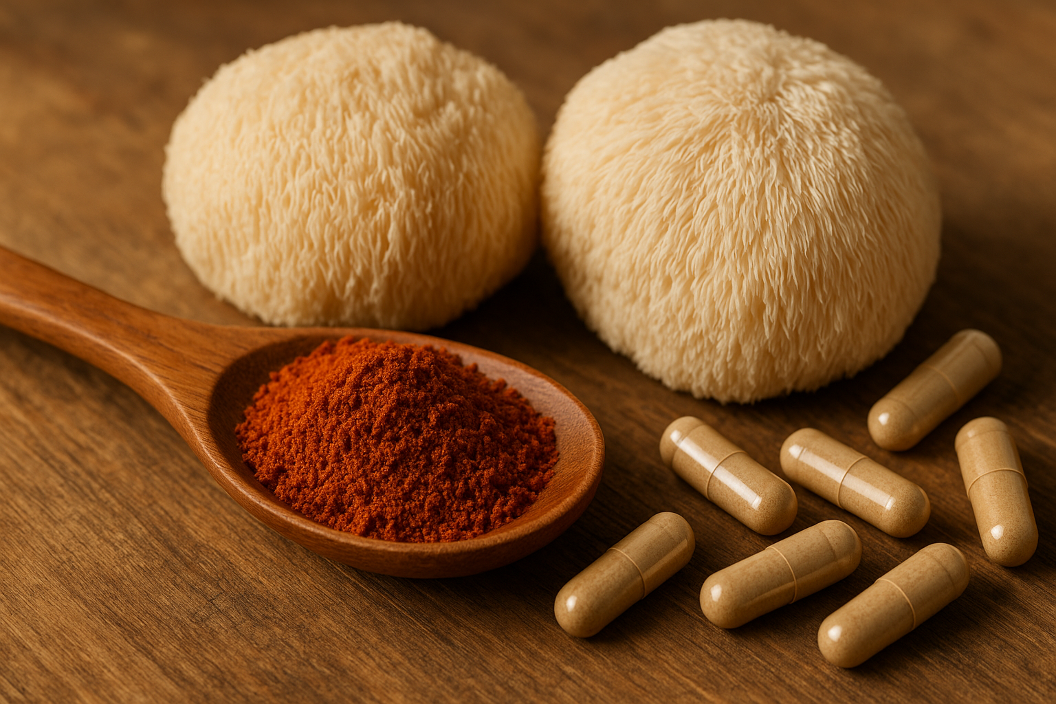 Cayenne Pepper & Lion Mushroom - Ingredients