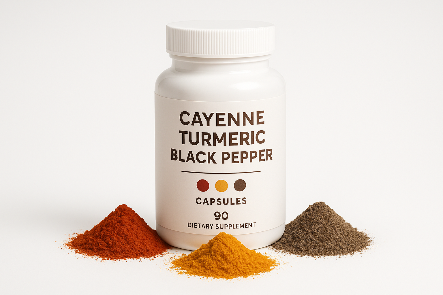Cayenne Turmeric Black Pepper - Clean Product Shot