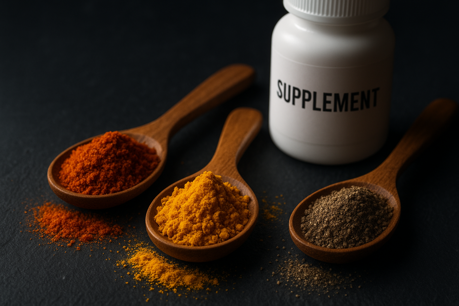 Cayenne Turmeric Black Pepper - Ingredient Close-up