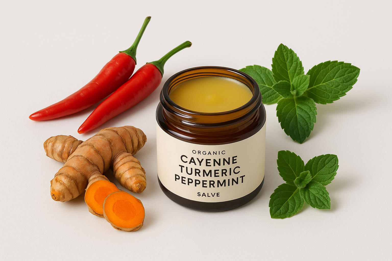 Cayenne Turmeric Peppermint Salve - Clean Style