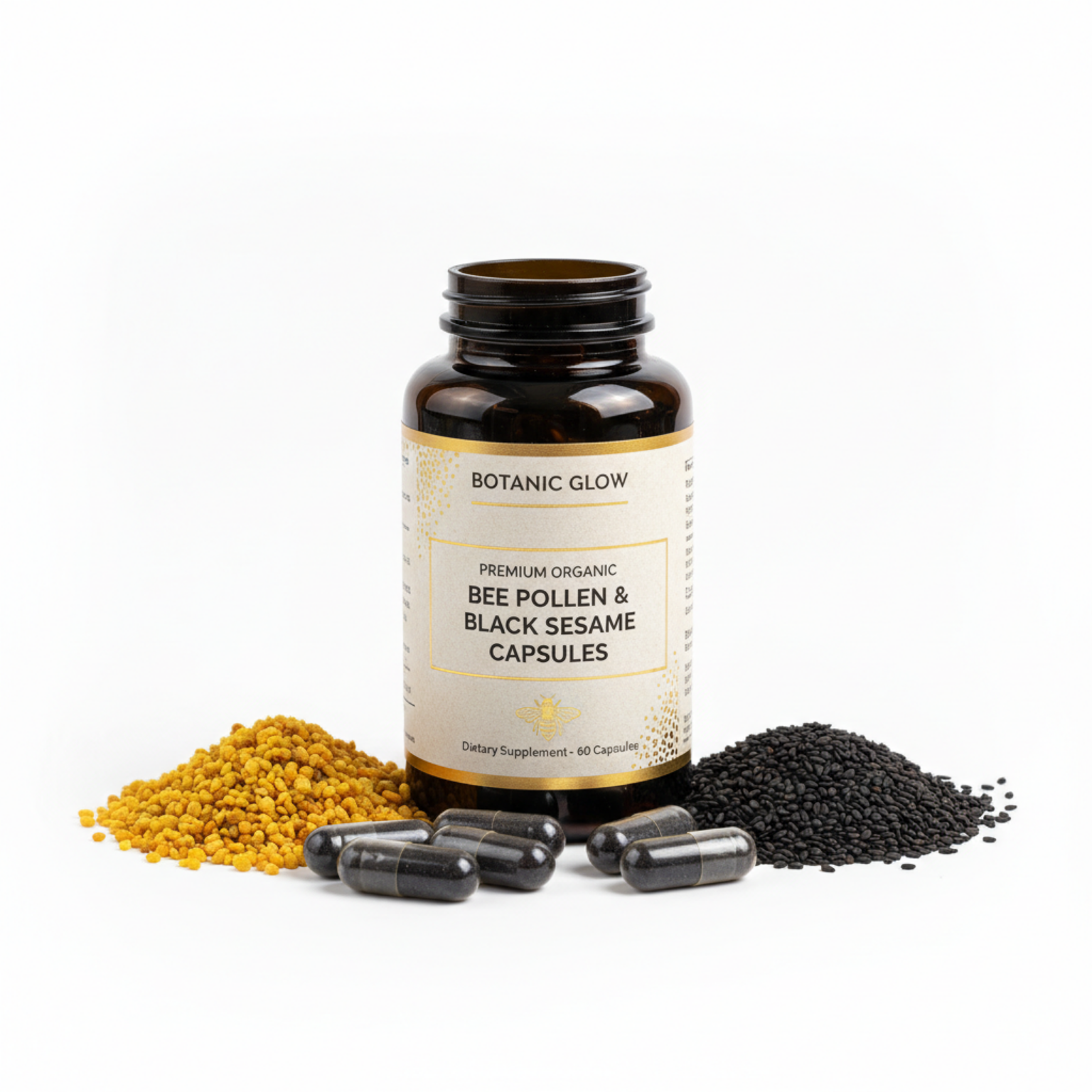 Clean product shot on white background