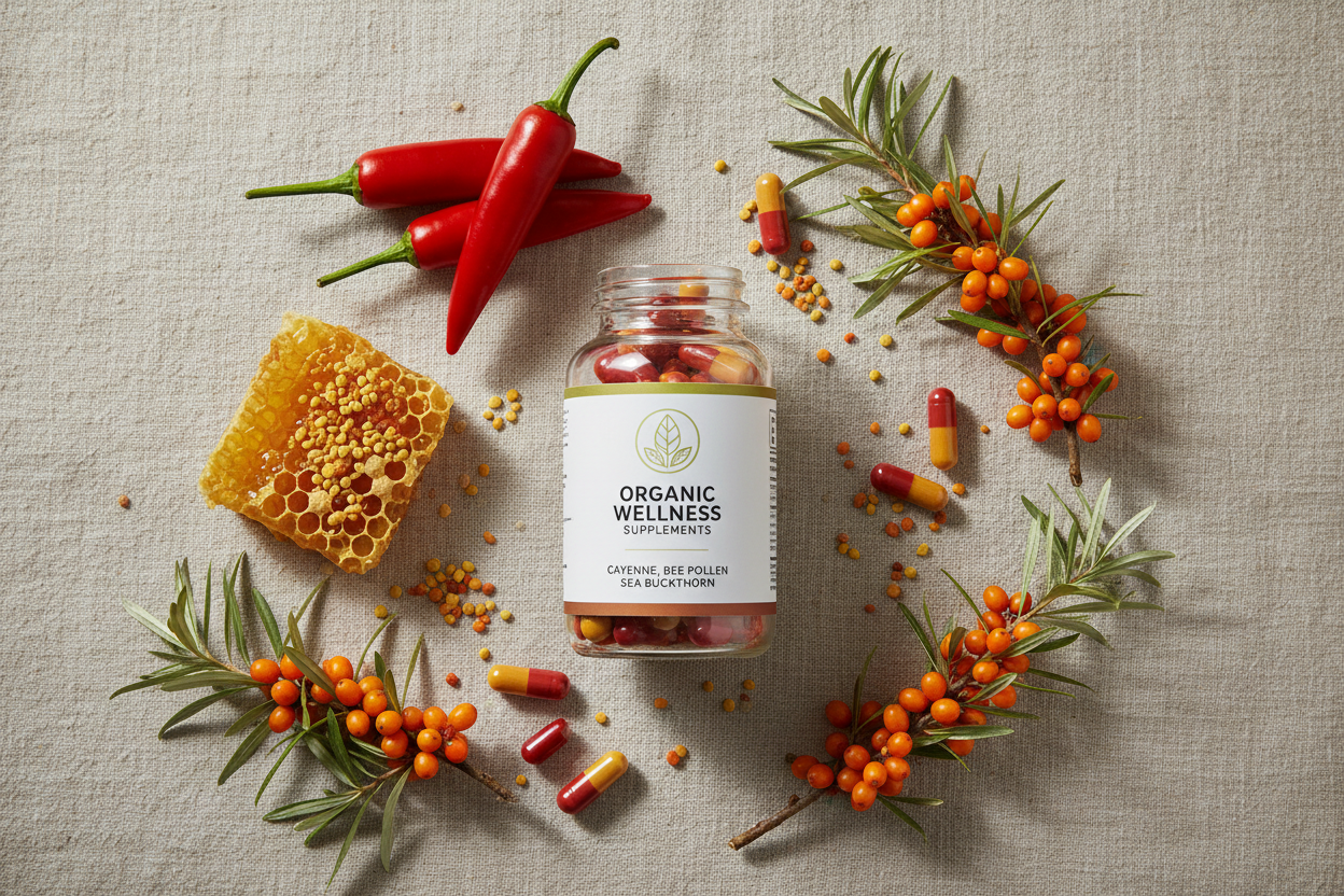 Flat lay composition