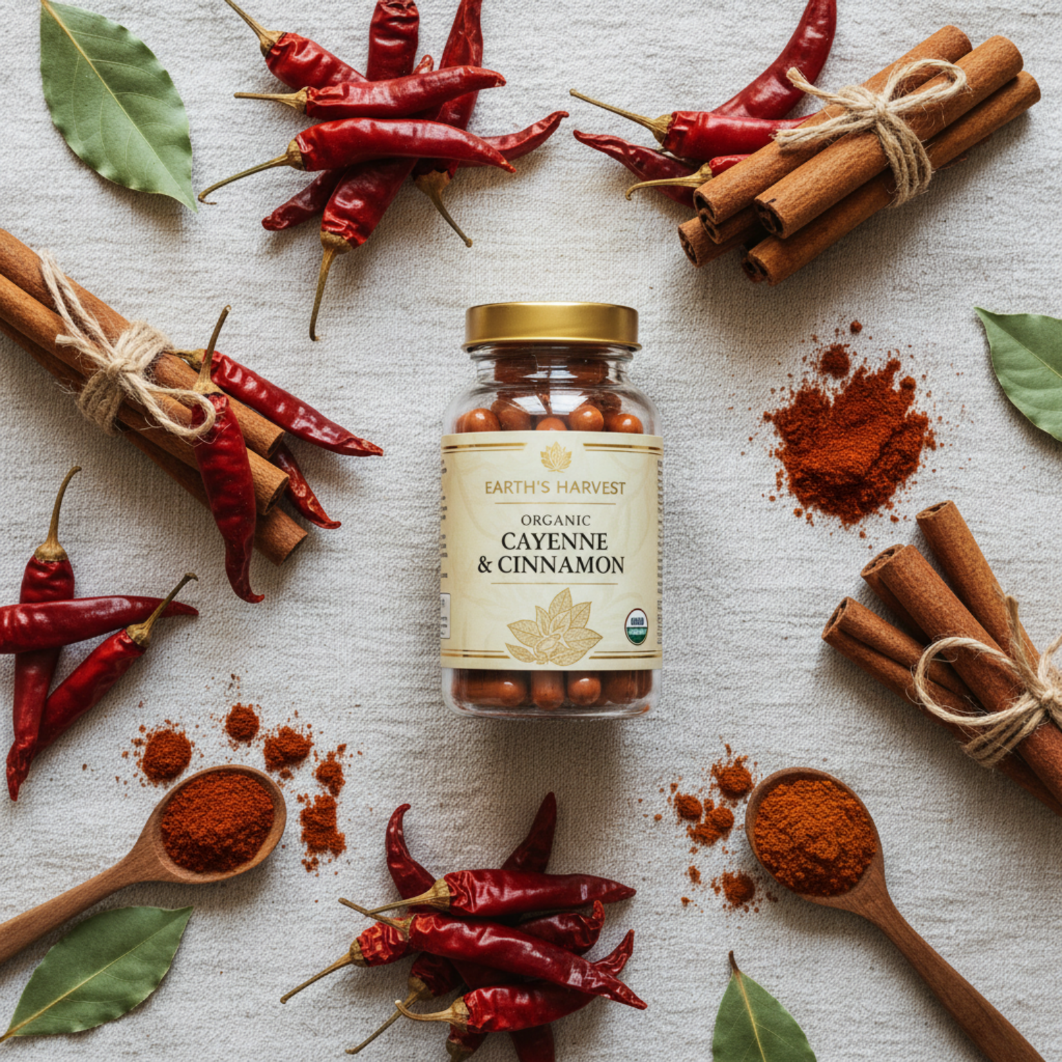 Flat lay with ingredients