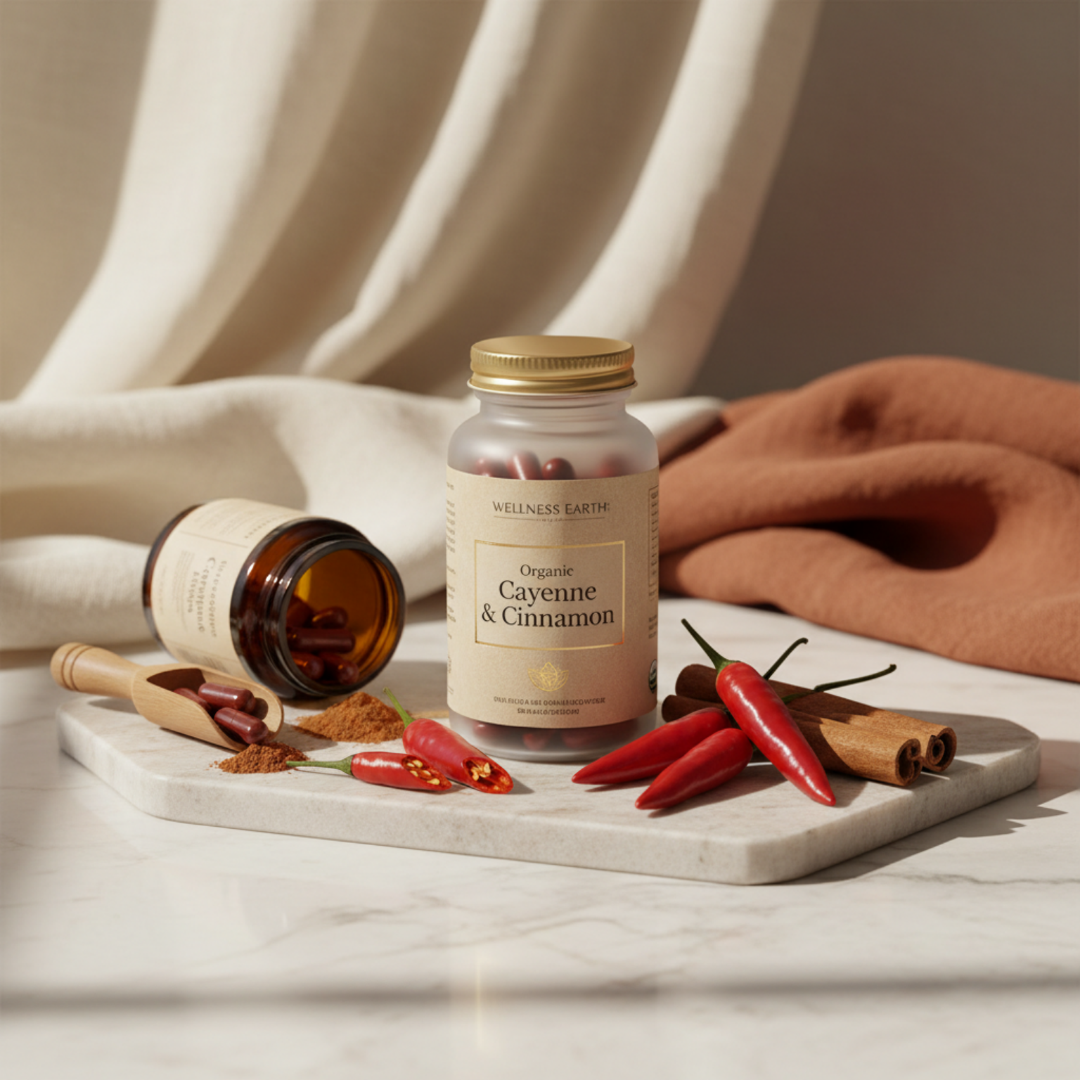 Lifestyle shot on natural surface