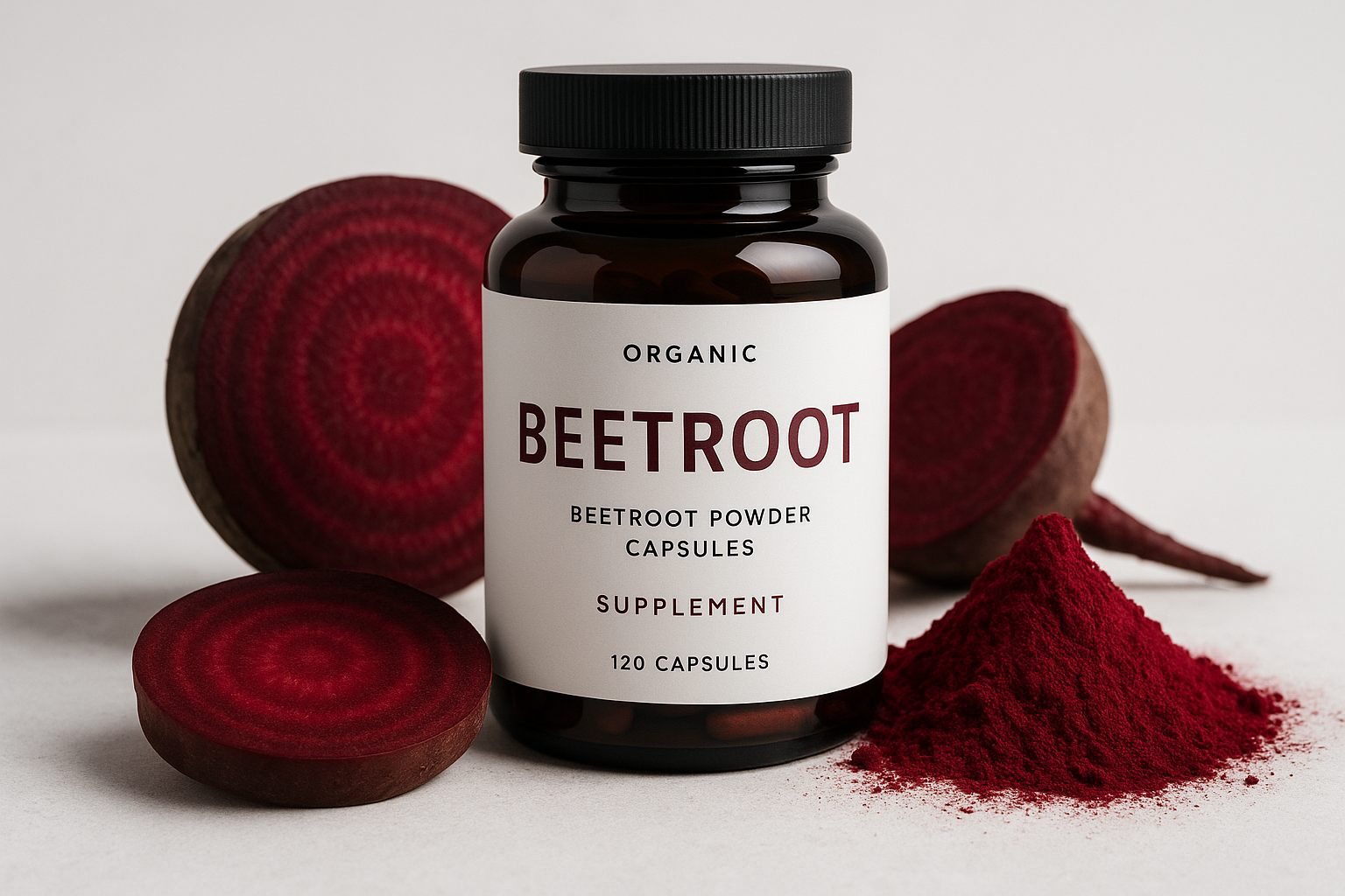 Organic Beetroot Powder Capsules
