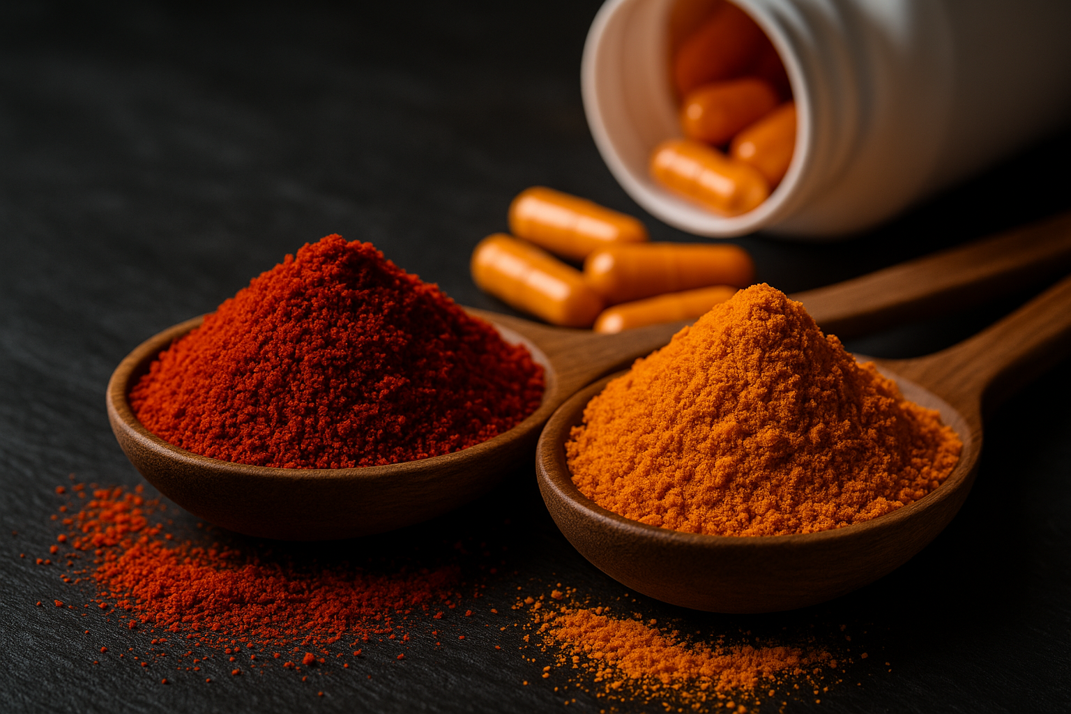 Organic Cayenne & Habanero - Pepper Powders Close-up
