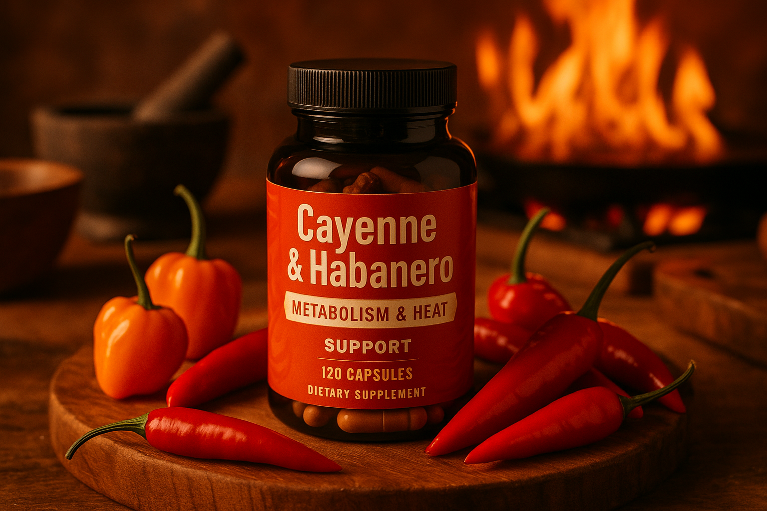 Organic Cayenne & Habanero - Spicy Kitchen Lifestyle