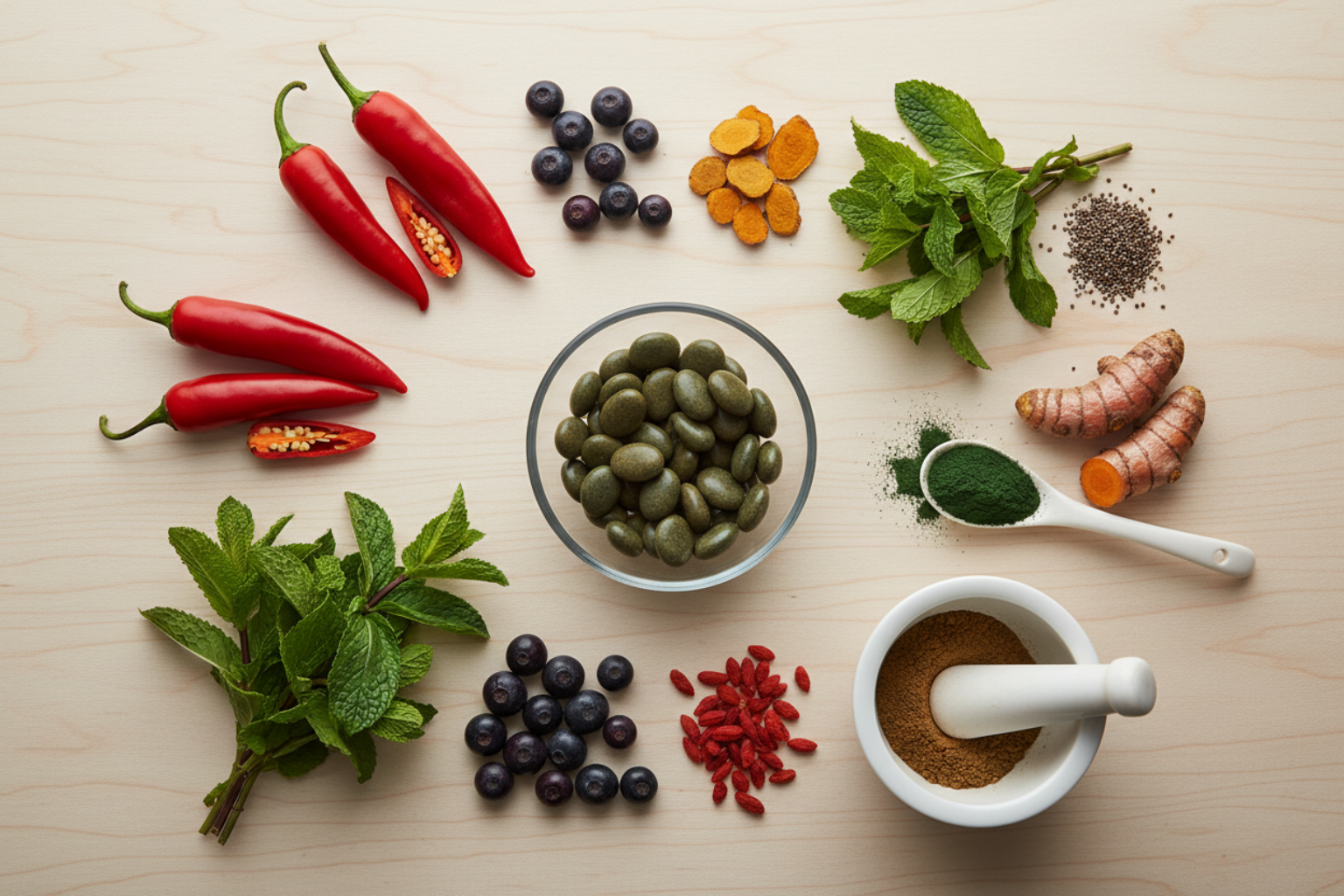 Organic Superfood Capsules Lifestyle