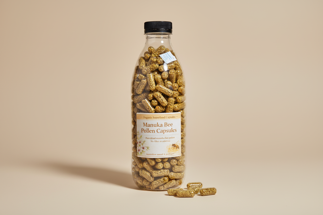 Premium Manuka Bee Pollen Capsules Product Photo