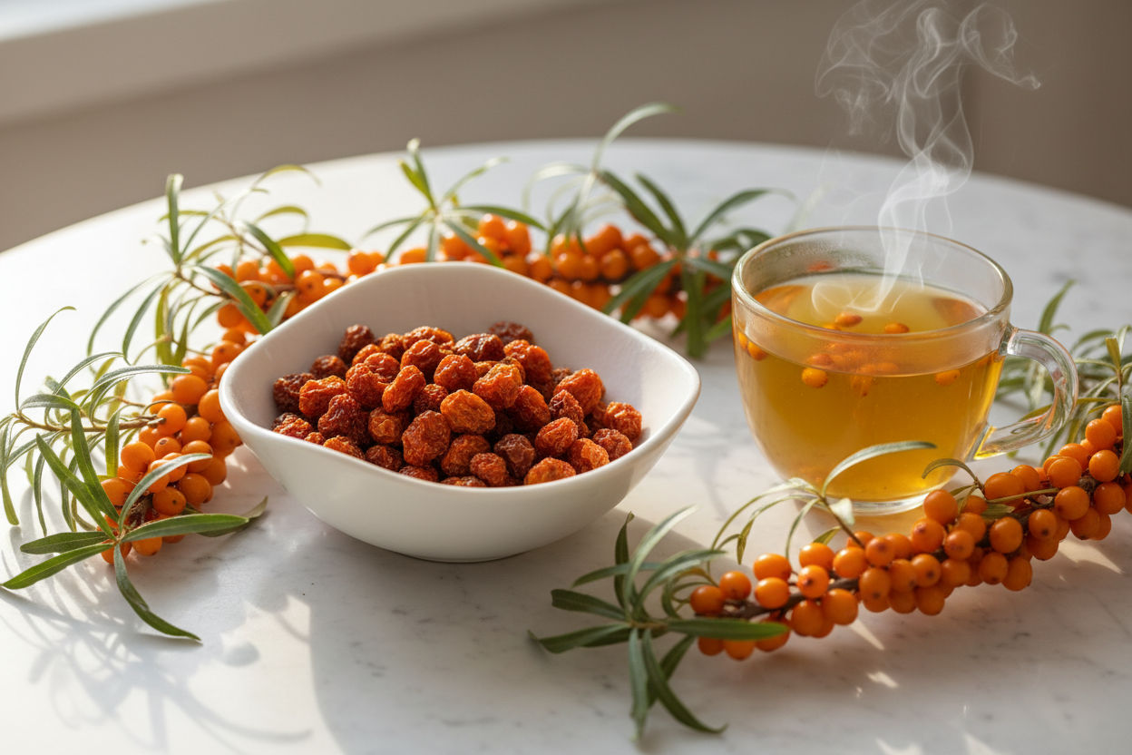 Tea preparation lifestyle shot