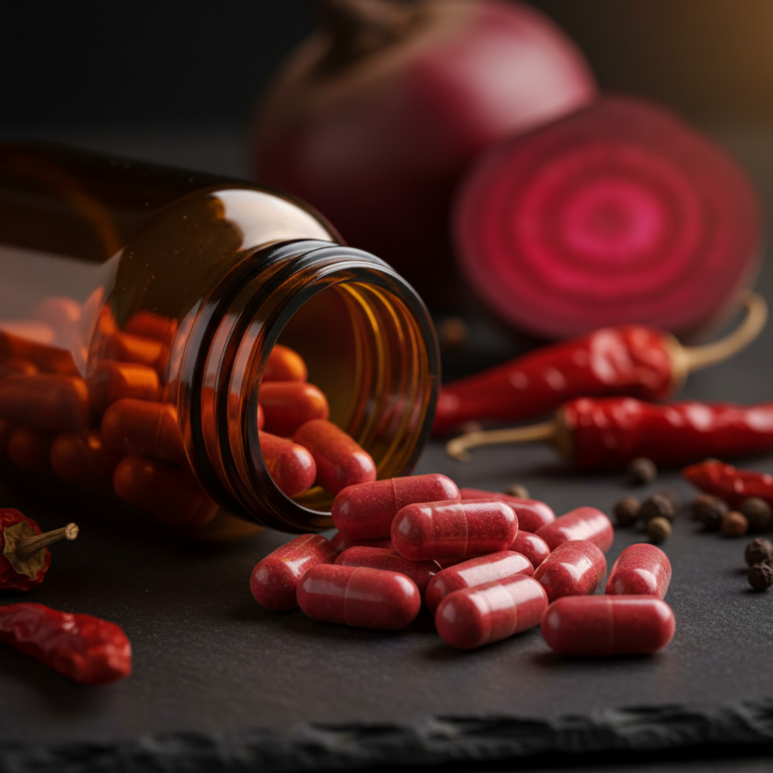 The Red Surge – Macro Shot