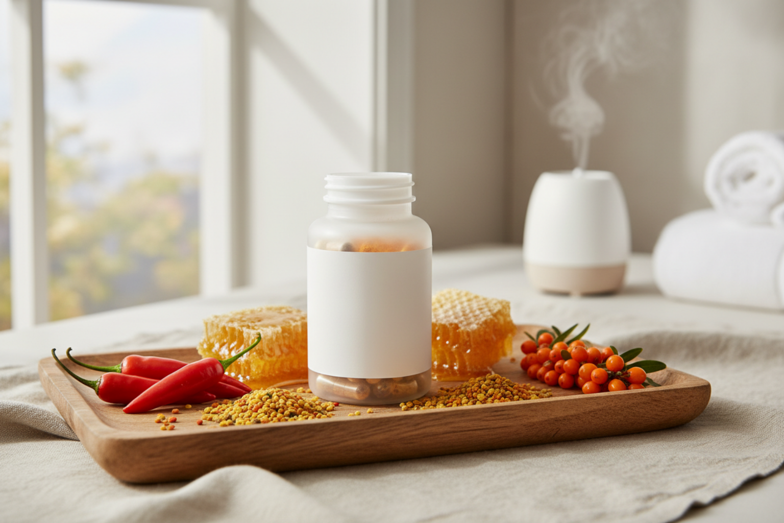 Wellness lifestyle scene